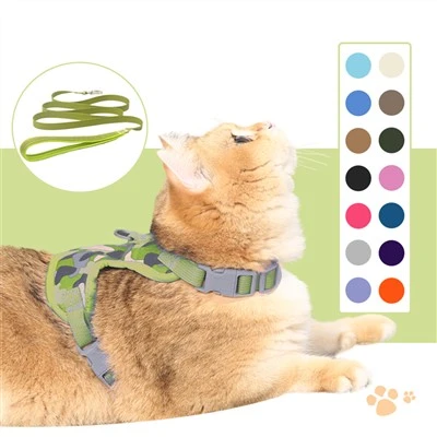 Cat Harness and Leash(Flower)