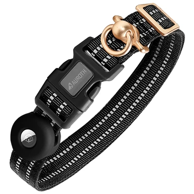 Dog Collar With Air Tag Holder