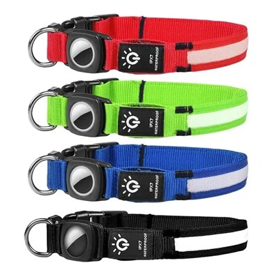 Dog Collar With Apple Airtag Holder
