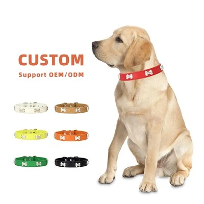 Dog Collar With Bones