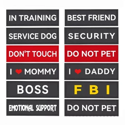 Dog Service Patches