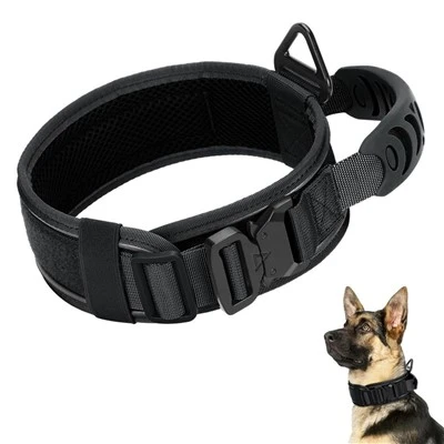 Wide Tactical Dog Collar